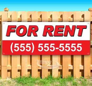 for Rent Banner 13 oz | Non-Fabric | Heavy-Duty Vinyl Single-Sided with Metal Grommets for Rent Banner 13 oz | Non-Fabric | Heavy-Duty Vinyl Single-Sided with Metal Grommets