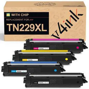 TN229XL TN229 XL High Yield Toner Cartridge Compatible Replacement for Brother TN229XL TN-229XL Use in HL-L3220CDW L3280CDW L3300CDW MFC-L3720CDW MFC-L3780CDW L3765CDW Printer (TN229XLBK/C/M/Y-4 Pack) TN229XL TN229 XL High Yield Toner Cartridge Compatible Replacement for Brother TN229XL TN-229XL Use in HL-L3220CDW L3280CDW L3300CDW MFC-L3720CDW MFC-L3780CDW L3765CDW Printer (TN229XLBK/C/M/Y-4 Pack)