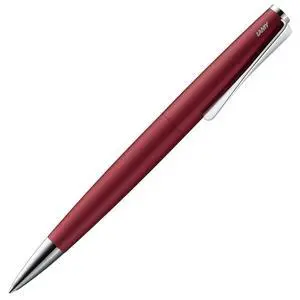 studio royalred - ballpoint pen in elegant stainless steel casing - with propeller-shaped clip - incl. giant refill M 16 in line width M in black studio royalred - ballpoint pen in elegant stainless steel casing - with propeller-shaped clip - incl. giant refill M 16 in line width M in black