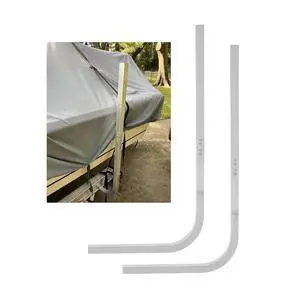 2PCS Aluminum Boat Trailer Guide On Poles 1-1/2" Square | 1/8" Thick | in Pair 2PCS Aluminum Boat Trailer Guide On Poles 1-1/2" Square | 1/8" Thick | in Pair