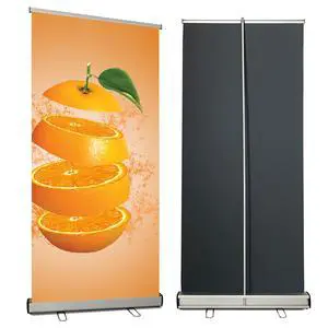 33.5"x80" Retractable Roll up Banner Standwith heavy-duty base and Padded Carrying Bag for Trade Shows, Conferences, Promotional Events (STAND ONLY) 33.5"x80" Retractable Roll up Banner Standwith heavy-duty base and Padded Carrying Bag for Trade Shows, Conferences, Promotional Events (STAND ONLY)