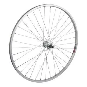 Wheel Rear 700 x 28/35 Silver, QR, Alloy QR Silver FW 5-7Sp, 14g UCP Spokes, 36H | bike-wheels Wheel Rear 700 x 28/35 Silver, QR, Alloy QR Silver FW 5-7Sp, 14g UCP Spokes, 36H | bike-wheels
