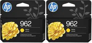 962 Yellow Ink Cartridge | Works with OfficeJet 9010,Pro 9010,9020 | Eligible for Instant Ink 3HZ98AN,(Pack of 2) 962 Yellow Ink Cartridge | Works with OfficeJet 9010,Pro 9010,9020 | Eligible for Instant Ink 3HZ98AN,(Pack of 2)