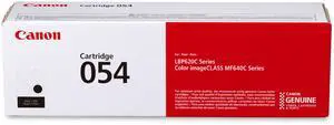 Genuine 054 Black Toner Cartridge Compatible with LBP622Cdw, LBP623Cdw, MF641Cdw, MF642Cdw, MF644Cdw Genuine 054 Black Toner Cartridge Compatible with LBP622Cdw, LBP623Cdw, MF641Cdw, MF642Cdw, MF644Cdw