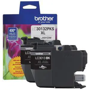 Genuine LC30132PKS 2-Pack High Yield Black Ink Cartridges, Page Yield Up to 400 Pages/Cartridge, LC3013 Genuine LC30132PKS 2-Pack High Yield Black Ink Cartridges, Page Yield Up to 400 Pages/Cartridge, LC3013