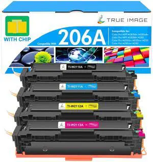 206A Toner Cartridges 4 Pack 206X 206 W2110A M283fdw M283cdw M255dw Set | Compatible for HP Color LaserJet Pro MFP M283fdn M282nw M255nw M283 M255 Printer High Yield Ink (Black Cyan Yellow Magenta) 206A Toner Cartridges 4 Pack 206X 206 W2110A M283fdw M283cdw M255dw Set | Compatible for HP Color LaserJet Pro MFP M283fdn M282nw M255nw M283 M255 Printer High Yield Ink (Black Cyan Yellow Magenta)