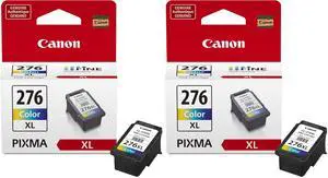 CL-276 XL Genuine Color Ink Cartridge,Compatible with TS3520/3522,TR4720/4722,TS3720/3722,(Pack of 2) CL-276 XL Genuine Color Ink Cartridge,Compatible with TS3520/3522,TR4720/4722,TS3720/3722,(Pack of 2)
