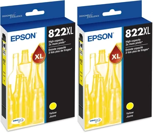 822 DURABrite Ultra Ink High Capacity Yellow Cartridge (T822XL420-S) Works with Workforce Pro WF-3820,3823,4820,4830,4833,4834,(Pack of 2) 822 DURABrite Ultra Ink High Capacity Yellow Cartridge (T822XL420-S) Works with Workforce Pro WF-3820,3823,4820,4830,4833,4834,(Pack of 2)