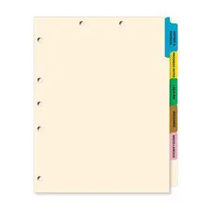 Stock Medical Chart Dividers, 65 Sets of 6 Popular Healthcare Index Tabs, Side Tab, 9" x 11", File Folder Organizer for Nursing Patient Charts and Medical Records Stock Medical Chart Dividers, 65 Sets of 6 Popular Healthcare Index Tabs, Side Tab, 9" x 11", File Folder Organizer for Nursing Patient Charts and Medical Records