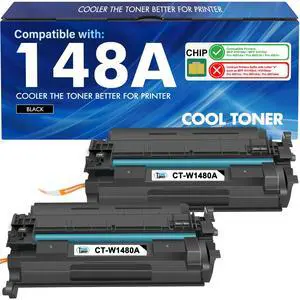 148A Toner Cartridge Black 4001n MFP 4101fdw W1480A 148X W1480X | Compatible for HP148A 148 High Yield for HP LaserJet Pro MFP 4101fdw 4101fdn Pro 4001dw 4001dn Printer Ink (2 Pack with Chip) 148A Toner Cartridge Black 4001n MFP 4101fdw W1480A 148X W1480X | Compatible for HP148A 148 High Yield for HP LaserJet Pro MFP 4101fdw 4101fdn Pro 4001dw 4001dn Printer Ink (2 Pack with Chip)