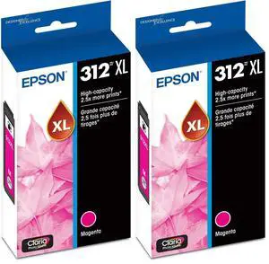 T312 Claria Photo HD -Ink High Capacity Magenta -Cartridge (T312XL320-S) for Select Expression Photo Printers (Pack of 2) T312 Claria Photo HD -Ink High Capacity Magenta -Cartridge (T312XL320-S) for Select Expression Photo Printers (Pack of 2)