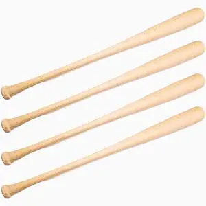 4 Pack Craft Quality Wooden Blem Baseball Bat 4 Pack Craft Quality Wooden Blem Baseball Bat