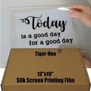 Waterproof Inkjet Transparency Film Paper 13"x19" 100 sheets for Silk Screen Printing Waterproof Inkjet Transparency Film Paper 13"x19" 100 sheets for Silk Screen Printing