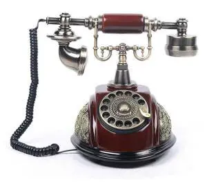 Royal Vintage Telephone Antique Desk Phone Corded Retro Phone Rotary Antique Dial Handset Corded Desk Home Office Vintage Decorative Telephone (Bronze) Royal Vintage Telephone Antique Desk Phone Corded Retro Phone Rotary Antique Dial Handset Corded Desk Home Office Vintage Decorative Telephone (Bronze)