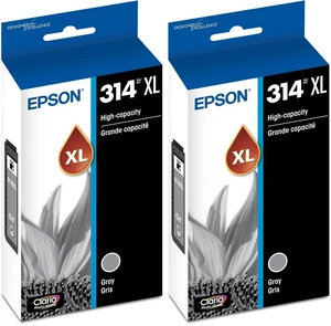 T314 Claria Photo HD -Ink High Capacity Gray -Cartridge (T314XL720-S) for Select Expression Photo Printers (Pack of 2) T314 Claria Photo HD -Ink High Capacity Gray -Cartridge (T314XL720-S) for Select Expression Photo Printers (Pack of 2)