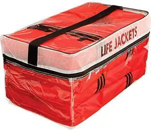 OUTDOORS Type II Lifevests, 4, Adult, Stowage Bag OUTDOORS Type II Lifevests, 4, Adult, Stowage Bag