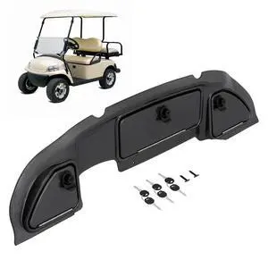 Dashboard Cover W/Locking Box Compatible with 2004-2008.5 Club Car Precedent Golf Cart Plastic ABS Dash Cover Assembly Dashboard Cover W/Locking Box Compatible with 2004-2008.5 Club Car Precedent Golf Cart Plastic ABS Dash Cover Assembly