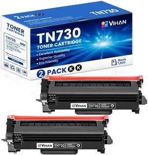 TN730 TN-730 Toner Cartridges Black Replacement for Brother TN730 TN-730 MFC-L2710DW HL-L2395DW HL-L2350DW DCP-L2550DW MFC-L2750DW Toner Printer (2 Pack) TN730 TN-730 Toner Cartridges Black Replacement for Brother TN730 TN-730 MFC-L2710DW HL-L2395DW HL-L2350DW DCP-L2550DW MFC-L2750DW Toner Printer (2 Pack)