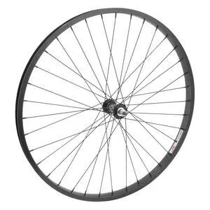Front 26 x 1.75/2.125, WEI-AS7X Black 3/8, 14g Blk SS Spokes, 36H Front 26 x 1.75/2.125, WEI-AS7X Black 3/8, 14g Blk SS Spokes, 36H
