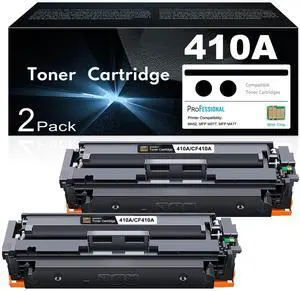 410A Toner Cartridges 2 Black CF410A M477fnw M477fdw M452dn M452nw | Replacement for HP 410A 410X Toner Works with HP Color Pro MFP M477fdw M477fdn M477fnw M452dn M452nw M452dw Series Printer 410A Toner Cartridges 2 Black CF410A M477fnw M477fdw M452dn M452nw | Replacement for HP 410A 410X Toner Works with HP Color Pro MFP M477fdw M477fdn M477fnw M452dn M452nw M452dw Series Printer