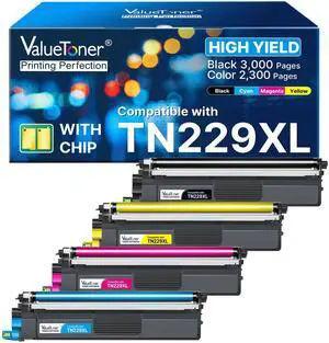 TN229XL Toner Cartridges Replacement for Brother TN229 XL TN-229XL TN-229 XL for Brother MFC-L3780CDW MFC-L3765CDW MFC-L3720CDW HL-L3280CDW HL-L3220CDW HL-L3300CDW (Black, Cyan, Magenta, Yellow) TN229XL Toner Cartridges Replacement for Brother TN229 XL TN-229XL TN-229 XL for Brother MFC-L3780CDW MFC-L3765CDW MFC-L3720CDW HL-L3280CDW HL-L3220CDW HL-L3300CDW (Black, Cyan, Magenta, Yellow)