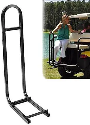 Huskey Golf Cart Rear Seat Safety Grab Bar U-Shaped Hand Rail for Club CAR DS/Precedent Models, One Solid Piece with Mounting Hardware Huskey Golf Cart Rear Seat Safety Grab Bar U-Shaped Hand Rail for Club CAR DS/Precedent Models, One Solid Piece with Mounting Hardware