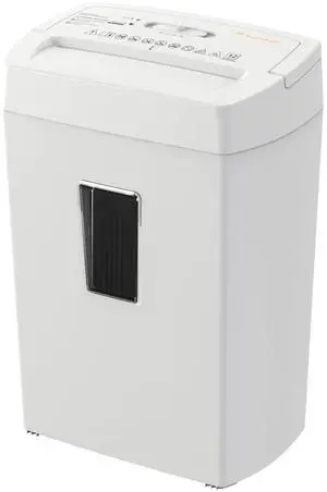 Heavy-Duty Cross-Cut Shredder, Handles up to 12 Sheets at Once, Providing P-4 high Security, Credit Cards, Mail & taples, 5.5-Gallon bin with a Transparent Window, Use in Home Offices, White Heavy-Duty Cross-Cut Shredder, Handles up to 12 Sheets at Once, Providing P-4 high Security, Credit Cards, Mail & taples, 5.5-Gallon bin with a Transparent Window, Use in Home Offices, White