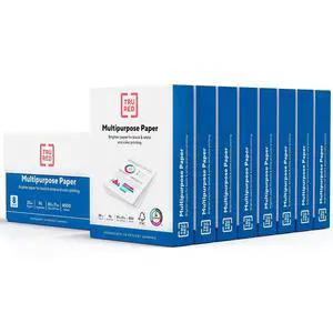 TRU RED 8.5" x 11" Multipurpose Paper, 20 lbs., 96 Brightness, 500 Sheets/Ream, 8 Reams/Carton TRU RED 8.5" x 11" Multipurpose Paper, 20 lbs., 96 Brightness, 500 Sheets/Ream, 8 Reams/Carton