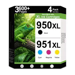 950XL 951XL Combo Compatible for HP 950 951 XL Ink Cartridge Work for OfficeJet Pro 8640 8660 8100 8110 8600 8610 8615 8620 8625 8630 Printers with V27.2.1 Chip (4-Pack Black, Cyan, Magenta, Yellow) 950XL 951XL Combo Compatible for HP 950 951 XL Ink Cartridge Work for OfficeJet Pro 8640 8660 8100 8110 8600 8610 8615 8620 8625 8630 Printers with V27.2.1 Chip (4-Pack Black, Cyan, Magenta, Yellow)