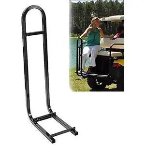 Huskey Golf Cart Rear Seat Safety Grab Bar U-Shaped Hand Rail for EZGO TXT/RXV Models, One Solid Piece with Mounting Hardware Huskey Golf Cart Rear Seat Safety Grab Bar U-Shaped Hand Rail for EZGO TXT/RXV Models, One Solid Piece with Mounting Hardware