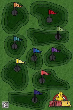 Golf Shooting Target Game | 12x18 Inch Stick & Strike Targets | Interactive Game Shooting Targets Golf Shooting Target Game | 12x18 Inch Stick & Strike Targets | Interactive Game Shooting Targets