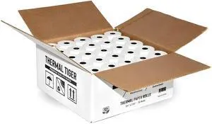 3 1/8" x 230' Thermal Receipt Paper Rolls (50 Rolls) BPA-Free, Universal POS Compatibility for Clover, Epson, & Verifone Crisp Printing & 5-Year Image Life 3 1/8" x 230' Thermal Receipt Paper Rolls (50 Rolls) BPA-Free, Universal POS Compatibility for Clover, Epson, & Verifone Crisp Printing & 5-Year Image Life