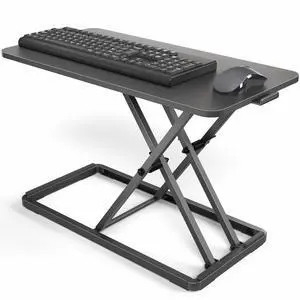 Single Top 24 inch Scissors Lift Keyboard and Mouse Riser, Height Adjustable Laptop Desk, For Ergonomic Sit Stand Workstations, Black, DESK-V024A Single Top 24 inch Scissors Lift Keyboard and Mouse Riser, Height Adjustable Laptop Desk, For Ergonomic Sit Stand Workstations, Black, DESK-V024A