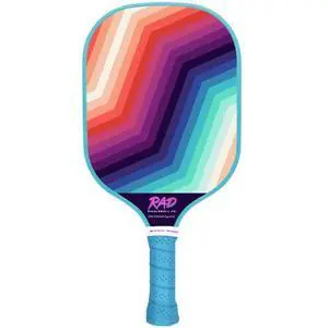 RAD Pickleball Paddle USAPA Approved Pickleball Racket Fiberglass Surface with Spin Grit Tech Carbon Fiber Pickleball Paddle for Power & Control Indoor & Outdoor RAD Pickleball Paddle USAPA Approved Pickleball Racket Fiberglass Surface with Spin Grit Tech Carbon Fiber Pickleball Paddle for Power & Control Indoor & Outdoor