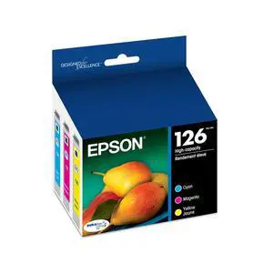 126 DURABrite Ultra Ink Color Combo Pack For WF-3520, 3530, 3540, 520, 545, 630, 633, 635, 645, 7010, 7510, 7520, 840, 845 and other select models 126 DURABrite Ultra Ink Color Combo Pack For WF-3520, 3530, 3540, 520, 545, 630, 633, 635, 645, 7010, 7510, 7520, 840, 845 and other select models