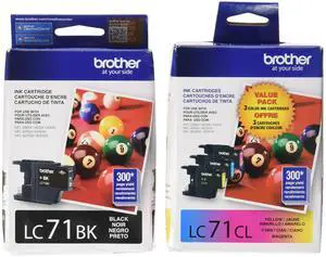 LC71 Standard Yield Ink Cartridge Set LC71 Standard Yield Ink Cartridge Set