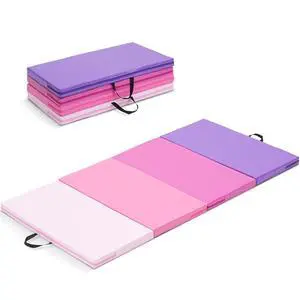 Gymnastics Mat 6'x3'x2''/4'x8'x2'' Exercise Mat Gym Mat for Home Aerobics Workout Foldable Tumbling Mat Children Gifts Gymnastics Mat 6'x3'x2''/4'x8'x2'' Exercise Mat Gym Mat for Home Aerobics Workout Foldable Tumbling Mat Children Gifts