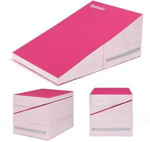 Incline Gymnastics Wedge Mat, Folding Gymnastics Mat for Kids Girls Home Training Exercise Incline Gymnastics Wedge Mat, Folding Gymnastics Mat for Kids Girls Home Training Exercise