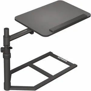 Height Adjustable Under Mattress 20 inch Bedside Desk, Works with Lofts and Beds Without Frames, Tilting Desktop, Fits Laptops, Books, and More, Black Height Adjustable Under Mattress 20 inch Bedside Desk, Works with Lofts and Beds Without Frames, Tilting Desktop, Fits Laptops, Books, and More, Black