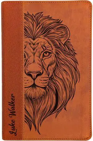 Personalized NIV Personal Bible with Crown of Thorns | Large Print (Brown Lion Front) Personalized NIV Personal Bible with Crown of Thorns | Large Print (Brown Lion Front)