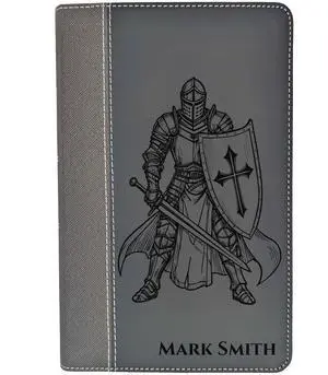 Personalized NIV Personal Bible with Crown of Thorns | Large Print (Black Knight Standing Solo) Personalized NIV Personal Bible with Crown of Thorns | Large Print (Black Knight Standing Solo)
