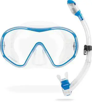 Single Lens Frameless Scuba Mask & Dry Snorkel for Snorkeling, Scuba Diving, F-Dual & Supernova Dry: Designed in Italy Single Lens Frameless Scuba Mask & Dry Snorkel for Snorkeling, Scuba Diving, F-Dual & Supernova Dry: Designed in Italy