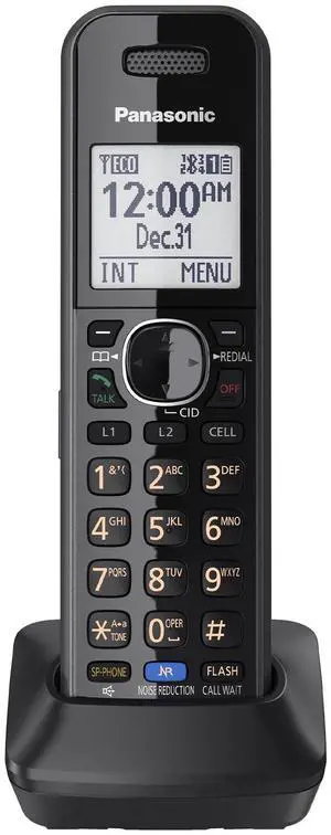 DECT 6.0 Plus Cordless Phone Handset Accessory Compatible with 2-Line Cordless Phones KX-TG95xx Series Business Telephones, Headset Jack - KX-TGA950B (Black) DECT 6.0 Plus Cordless Phone Handset Accessory Compatible with 2-Line Cordless Phones KX-TG95xx Series Business Telephones, Headset Jack - KX-TGA950B (Black)
