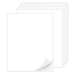 Printable White Sticker Labels, 1000 Sheets 8.5" x 11" Full Sheet Label Stickers Paper for Laser & Inkjet Printer - Matte, 1000 Labels | Printable White Sticker Labels - Matte, 1000 Sheets 1000 Labels Printable White Sticker Labels, 1000 Sheets 8.5" x 11" Full Sheet Label Stickers Paper for Laser & Inkjet Printer - Matte, 1000 Labels | Printable White Sticker Labels - Matte, 1000 Sheets 1000 Labels