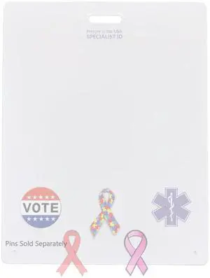 Bulk 20 Pack - Badge Buddy Pin Holder for Nursing Pins - Horizontal 7 Hole Blank White Card Backer - Display Your Cute, Funny, Trading, Award & Medical Pins - Great for Nurse, Doctor, Student, Staff Bulk 20 Pack - Badge Buddy Pin Holder for Nursing Pins - Horizontal 7 Hole Blank White Card Backer - Display Your Cute, Funny, Trading, Award & Medical Pins - Great for Nurse, Doctor, Student, Staff