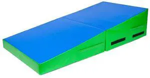 48"x24"x14" Tumbling Mat - Folding Gymnastics Cheese Wedge Mat for Kids, Girls Home Training 48"x24"x14" Tumbling Mat - Folding Gymnastics Cheese Wedge Mat for Kids, Girls Home Training