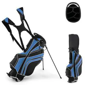 Golf Stand Bag, 6 Way Top Dividers Golf Bag w/Pockets & Cooler Bag, Lightweight Portable Golf Club Bag w/Dual Shoulder Strap & Rain Hood, Golf Carry Bag for Women & Men Golf Stand Bag, 6 Way Top Dividers Golf Bag w/Pockets & Cooler Bag, Lightweight Portable Golf Club Bag w/Dual Shoulder Strap & Rain Hood, Golf Carry Bag for Women & Men