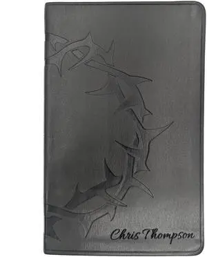 Personalized ESV Gift Bible | English Standard Version | Custom Engraved Name with Crown of Thorns | Portable Thinline Bible | Christian Gift for Men & Women Personalized ESV Gift Bible | English Standard Version | Custom Engraved Name with Crown of Thorns | Portable Thinline Bible | Christian Gift for Men & Women