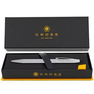 Cross Classic Century Engraved Ballpoint Pen, Chrome Finish, Slim Twist-Action Pen, Personalized Gift for Graduation, New Job, Retirement, Career Advancement, Cross Gift Box Included Cross Classic Century Engraved Ballpoint Pen, Chrome Finish, Slim Twist-Action Pen, Personalized Gift for Graduation, New Job, Retirement, Career Advancement, Cross Gift Box Included