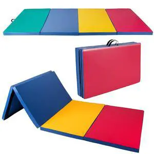 4'x8'x2 Thick Folding Gymnastics Exercise Mat Aerobics Stretching Yoga Mats 4'x8'x2 Thick Folding Gymnastics Exercise Mat Aerobics Stretching Yoga Mats
